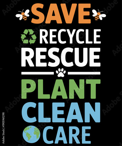 Recycling Environmentalist Recycle Earth Day Rescue Plant Lover