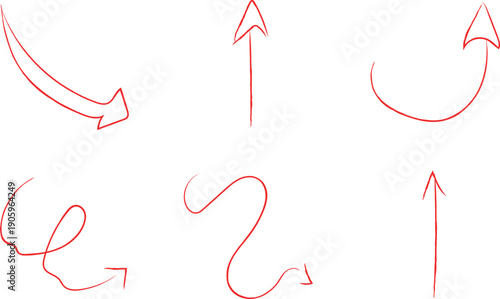 Business element icon in doodle style, arrow, infographic. Isolated vector illustration design. Hand drown business icon. Business idea concept