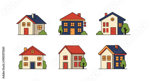 Affordable Housing colorful professional design