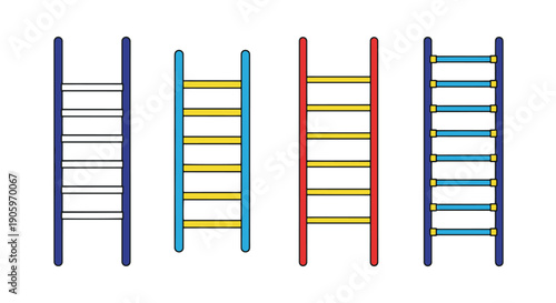 Agility Ladder Line digital illustration
