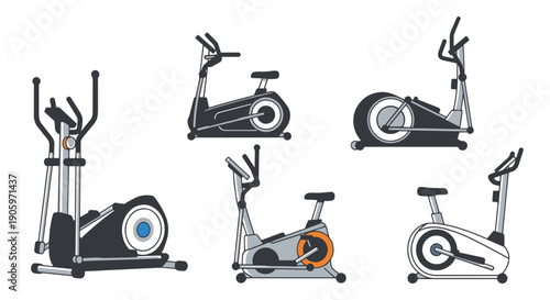 Elliptical Trainer digital illustration