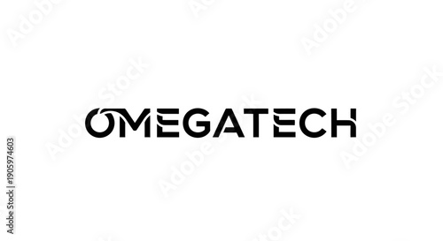 Omegatech logo design on a white background.