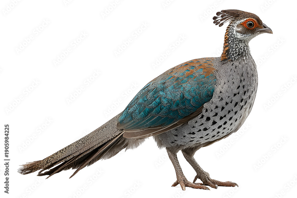 Fototapeta premium pheasant isolated on white background