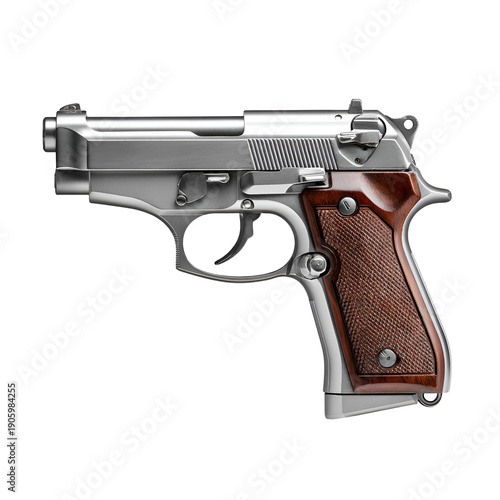 pistol and bullets