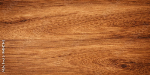 Natural brown oak timber plank texture featuring a dark hardwood grain pattern on a weathered wooden board surface for organic material design backgrounds