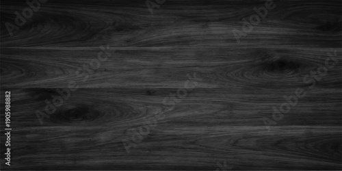 A dark brown wooden floor texture features an old hardwood plank pattern with a rough natural grain surface, ideal for a dark wood background design or a rustic oak table material