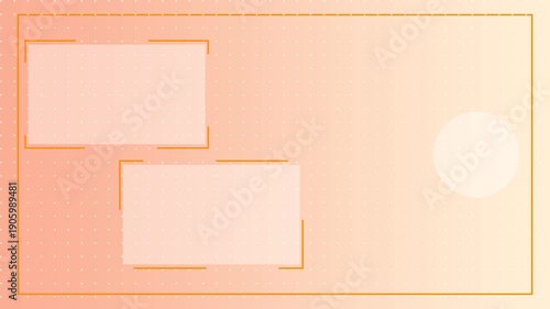 シームレスに切り替え可能なエンドカード（オレンジ）