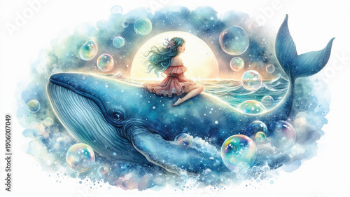 mermaid in the sea