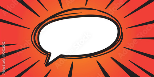 Comic Speech Bubbles design illustration.