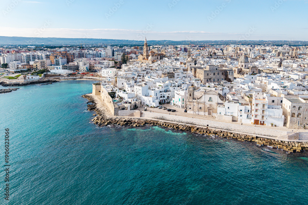 Fototapeta premium Monopoli is a town in Italy, in the Apulia region, in the province of Bari.