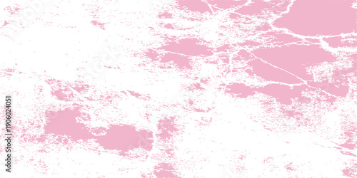 An artistic pink grunge watercolor background features a colorful splash of ink and textured paint splatters on a dirty paper pattern for an abstract vector wallpaper design