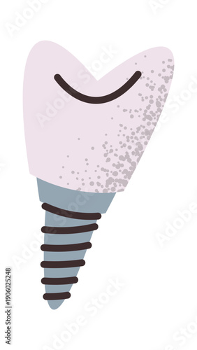 Dental crown implant tooth restoration