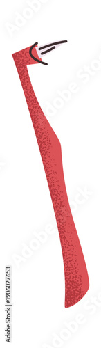 Single-tuft dental brush sticker design