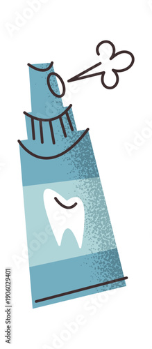 Mouth spray bottle sticker design