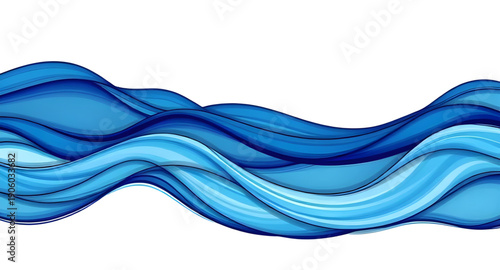 abstract, blue, wave, waves, water, ocean, sea, fluid, flowing, motion, ripple, liquid, dynamic, energy, calm, serene, smooth, texture, background, pattern, design, graphic, illustration, digital, art