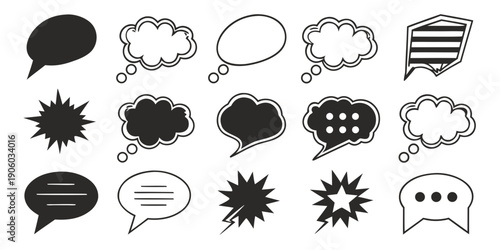 Speech Bubbles and Thought Clouds
