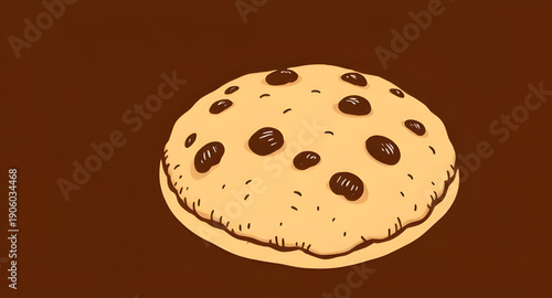 cookie, biscuit, sweet, dessert, snack, food, bakery, baked, treat, chocolate, chip, choco, sugary, dough, pastry, homemade, fresh, tasty, delicious, yummy, golden, brown, round, crunchy, cute, cartoo