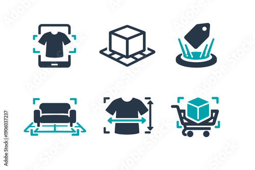 Measurement vector product clean text simple generation icon no letters image furniture