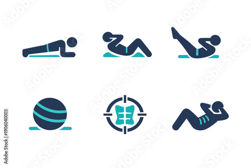 Letters pose balance numbers scalable vector target image clean generation no simple