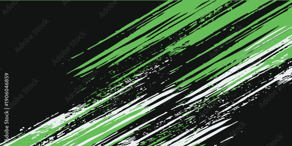 Obraz premium Dynamic sports themed background with geometric shapes and vibrant green. High quality sport background with trendy style, perfect for sports events, poster, banner