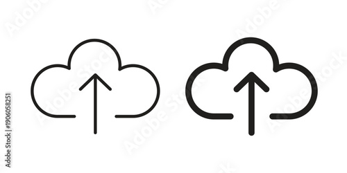 Backup icon symbol, logo illustration. Pixel perfect vector graphics