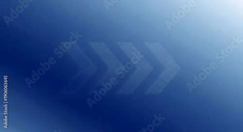 Modern blue background with dynamic dotted arrows