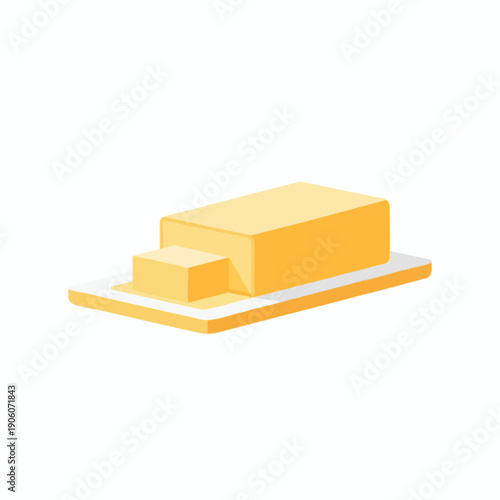 Fresh Unsalted Butter Block for Cooking and Baking