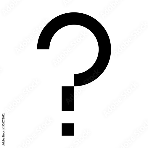 Outline question mark icon for help, support, and frequently asked questions