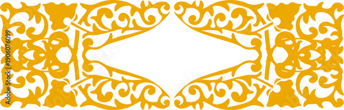 Floral pattern. wood carving pattern