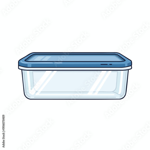 Clear Food Storage Container for Kitchen Organization and Freshness Preservation