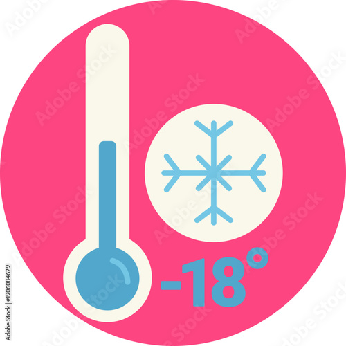 Indicates that the product must be stored at −18°C or lower to ensure food safety and preserve quality.