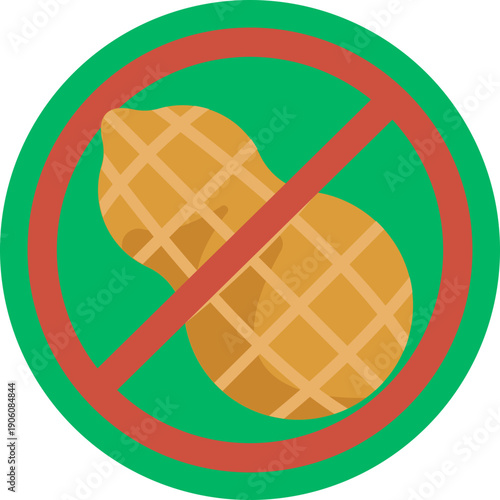 Indicates the presence of peanuts or peanut-derived ingredients.
Used to warn individuals with peanut allergies before consumption.