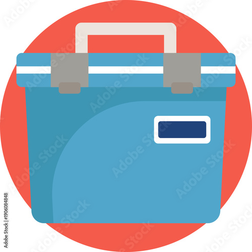 Portable cooler – Represents an insulated container used to keep food and beverages cold, helping prevent spoilage during transport or outdoor storage.