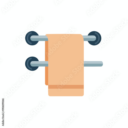 Paper Towel Roll on Holder with Wheels