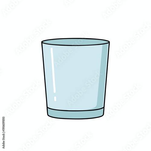 Simple Light Blue Glass