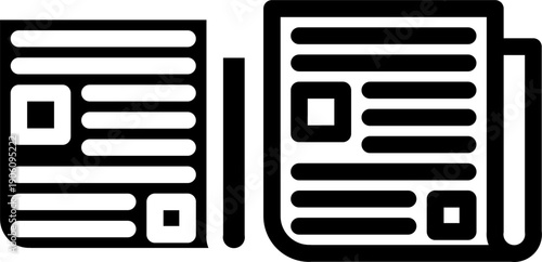 Minimalist Newspaper and Daily News