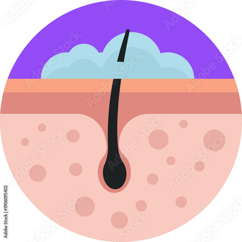 Hair graphic – Used to label services or products related to the removal or reduction of body or facial hair.