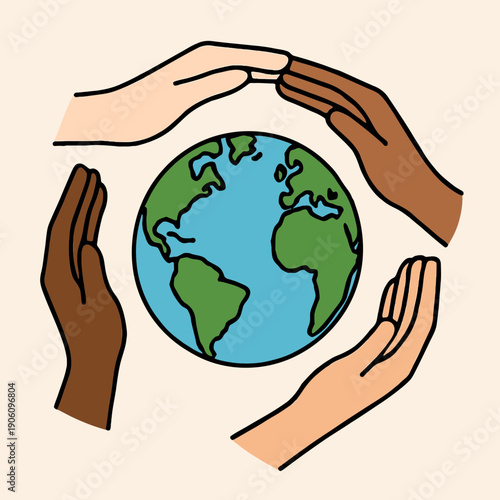 Unity in Diversity Flat Vector