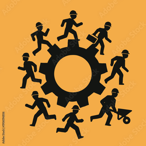 Labor Movement Symbol Vector