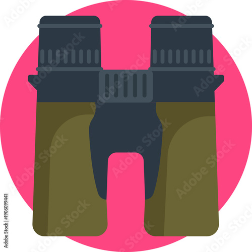 A pair of binoculars for tracking animals and observing the field while hunting.