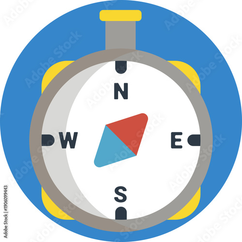 A navigation tool used by hunters to determine direction and stay oriented in the wilderness.