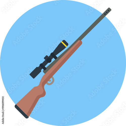 Gun – Symbolizes hunting equipment commonly used for wildlife management and sport hunting.