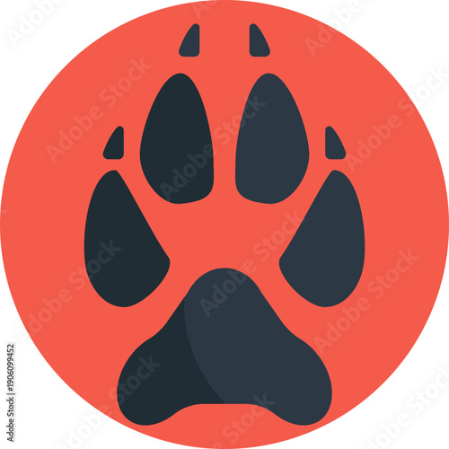 Pawprint — Symbolizes tracking and scouting animals by their footprints, a key skill in hunting and outdoor exploration.