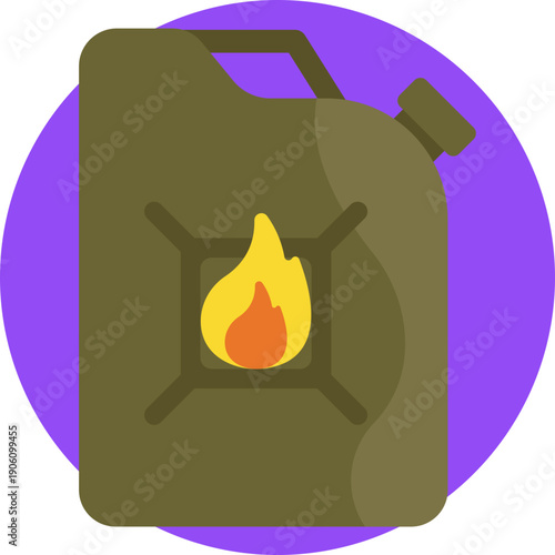 Gasoline – Indicates fuel used to power hunting vehicles, generators, or equipment during outdoor trips.