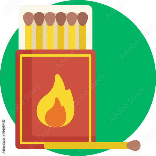 Matches – A portable fire-starting tool used to ignite campfires for warmth, cooking, or signaling in outdoor and hunting situations.