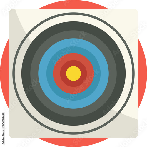 Crosshair – Represents precision targeting, commonly associated with aiming at a specific target during hunting or shooting activities.