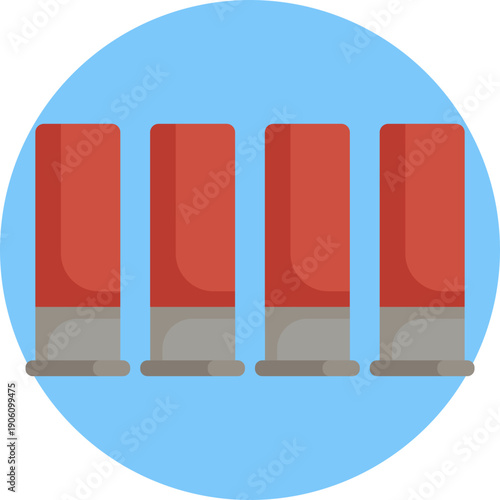 Represents ammunition used for hunting firearms, commonly associated with rifles or shotguns.