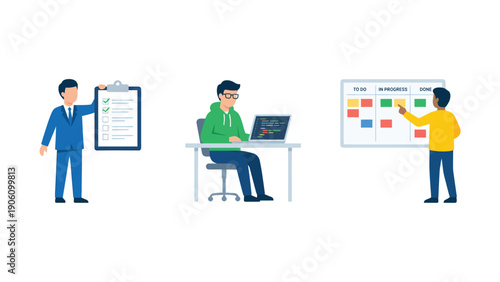 Project Management & Development: Planning, Coding, and Agile Task Tracking Workflow