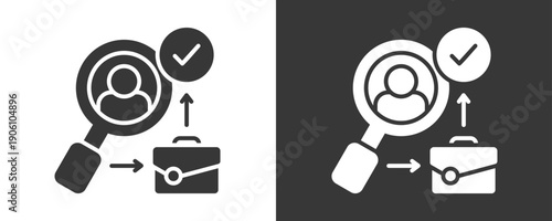 Prospect Icon Set Vector Collection Isolated In Black And White