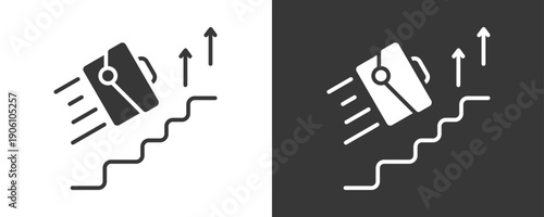 Career Icon Set Vector Collection Isolated In Black And White